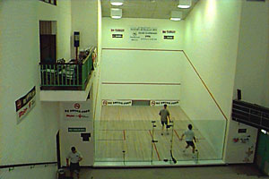 International Exhibition court, Curtin Squash Centre.